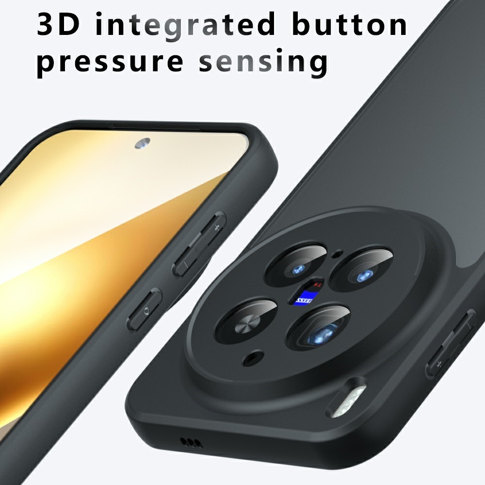 Proof gelový obal s pevnými zády na Vivo X300 Pro 5G - černý