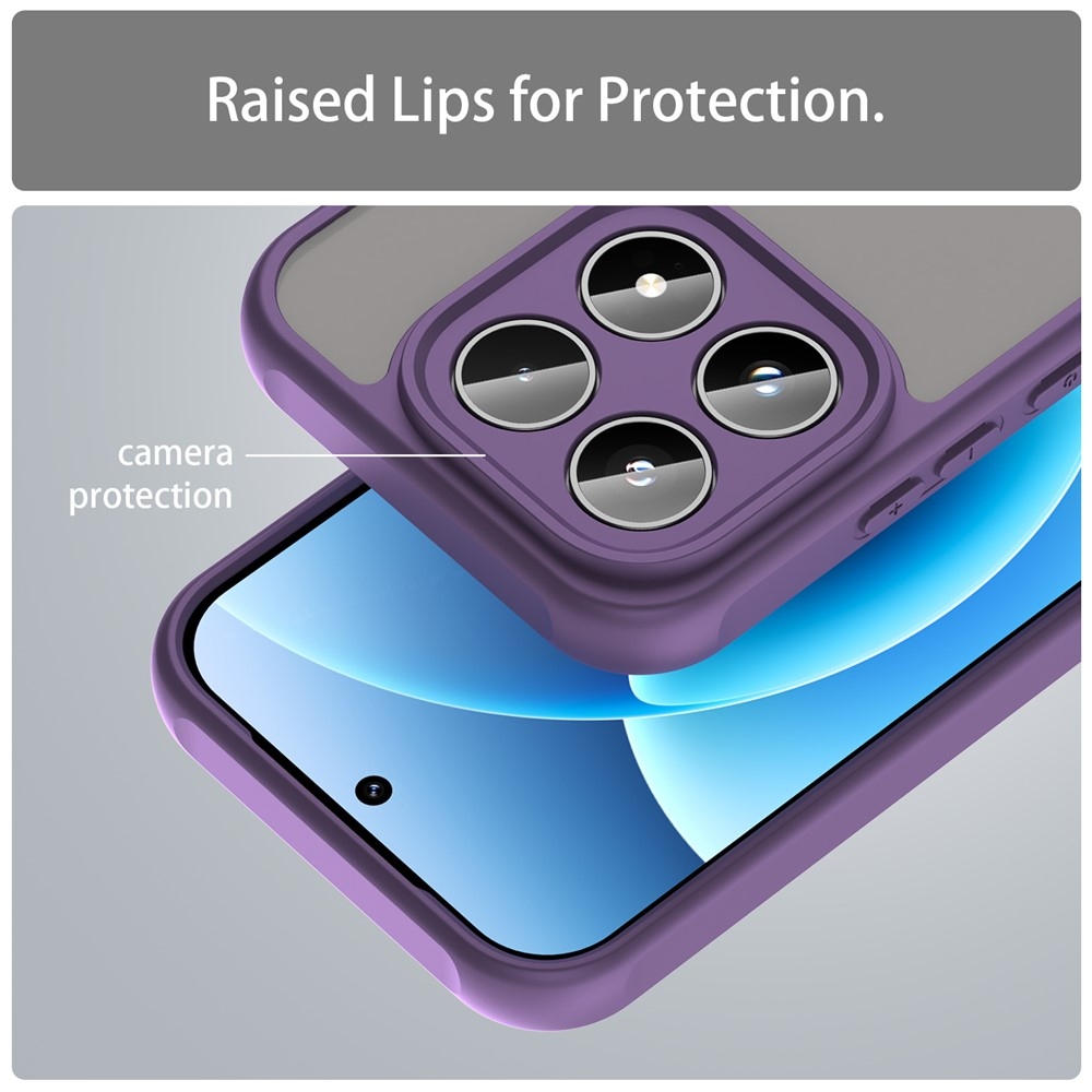 Proof gelový obal s pevnými zády na Xiaomi 17 - fialový