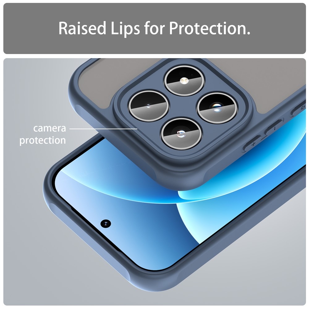 Proof gelový obal s pevnými zády na Xiaomi 17 - modrý