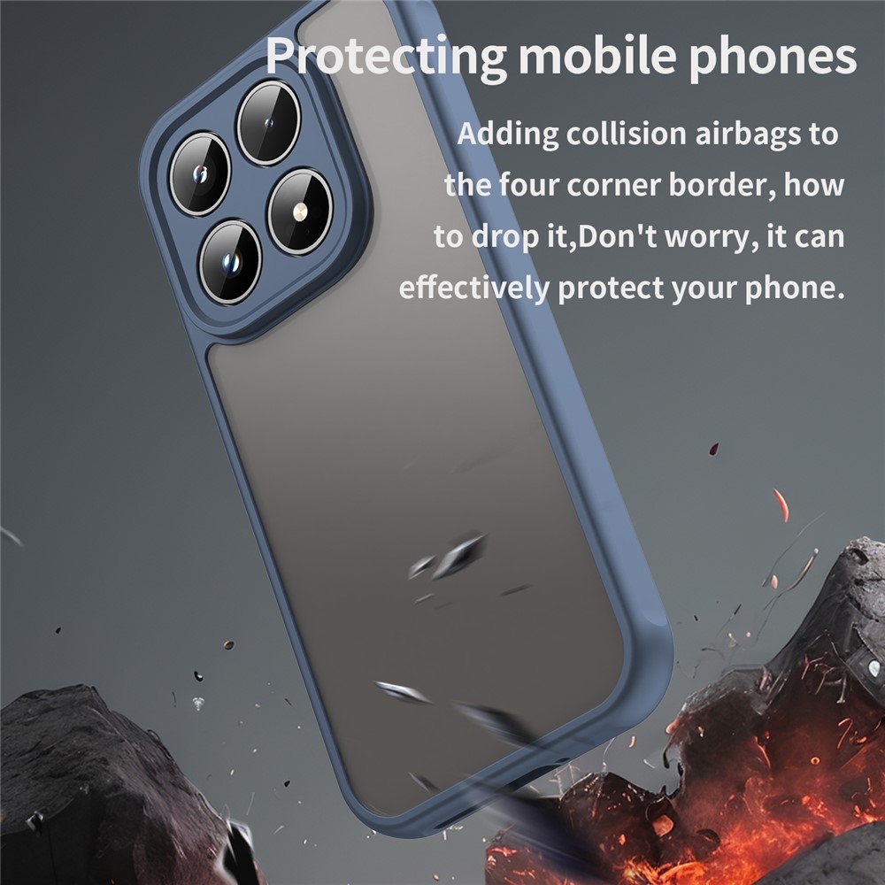 Proof gelový obal s pevnými zády na Xiaomi 17 - modrý