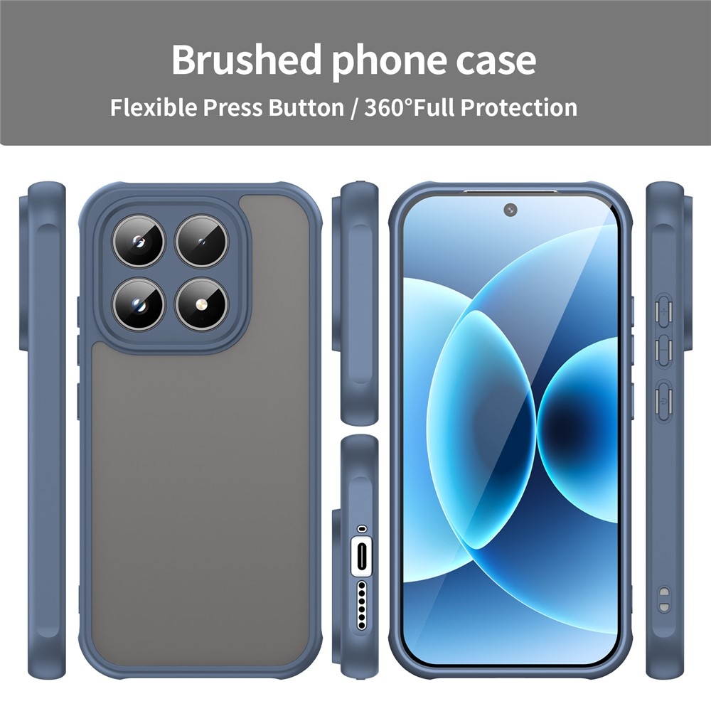 Proof gelový obal s pevnými zády na Xiaomi 17 - modrý