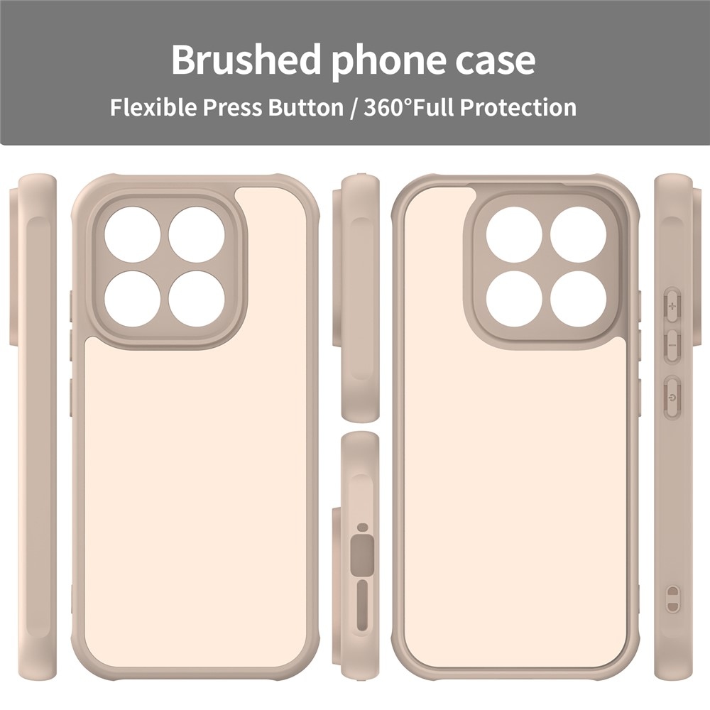 Proof gelový obal s pevnými zády na Xiaomi 17 - oranžový