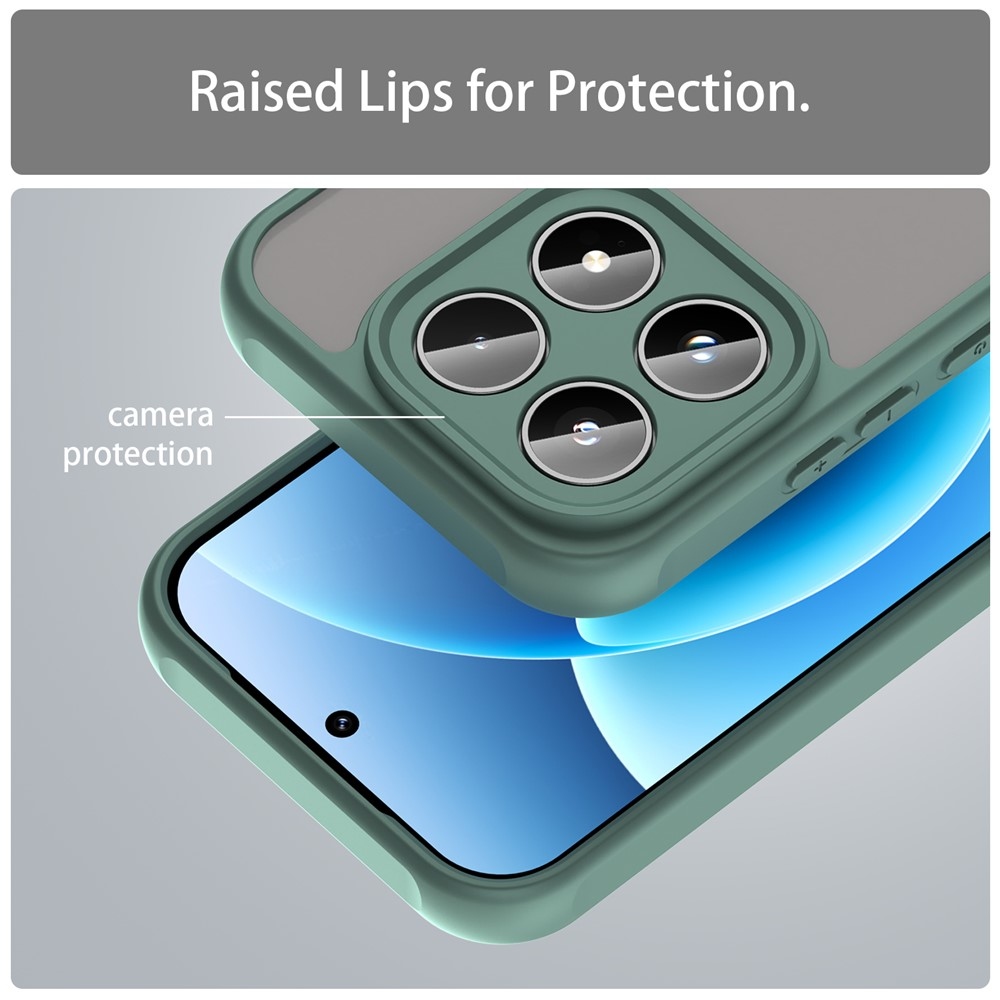 Proof gelový obal s pevnými zády na Xiaomi 17 - zelený