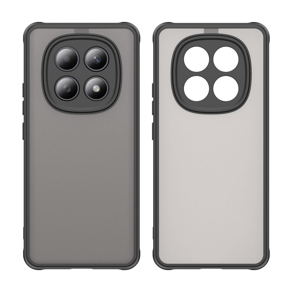 Proof gelový obal s pevnými zády na Xiaomi Poco M8 5G/Redmi Note 15 5G/Note 15 4G - černý