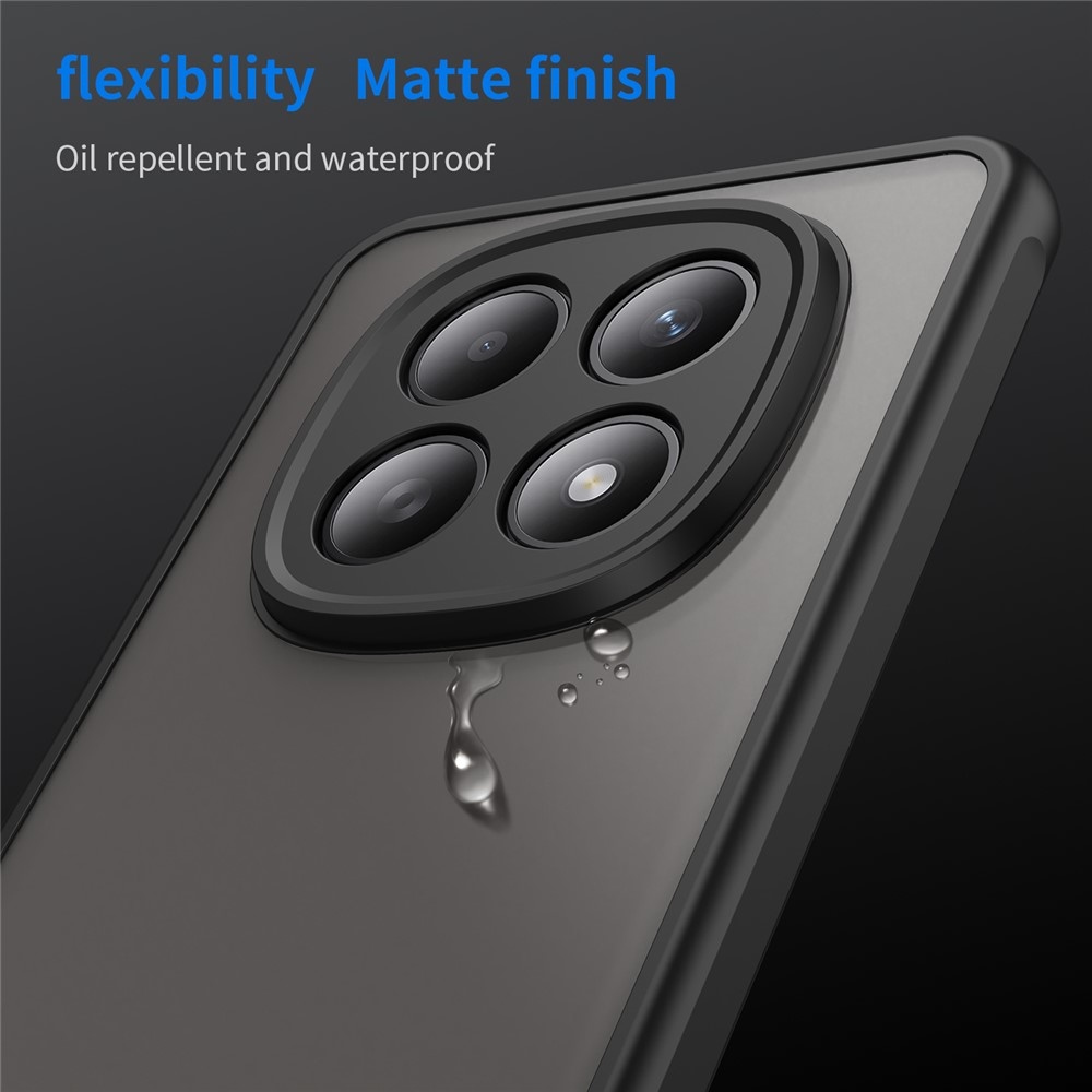 Proof gelový obal s pevnými zády na Xiaomi Poco M8 5G/Redmi Note 15 5G/Note 15 4G - černý