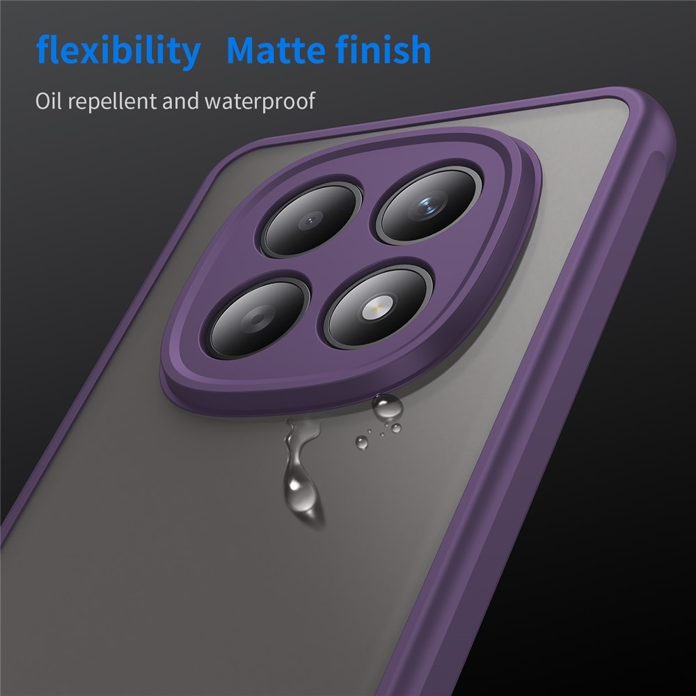 Proof gelový obal s pevnými zády na Xiaomi Poco M8 5G/Redmi Note 15 5G/Note 15 4G - fialový