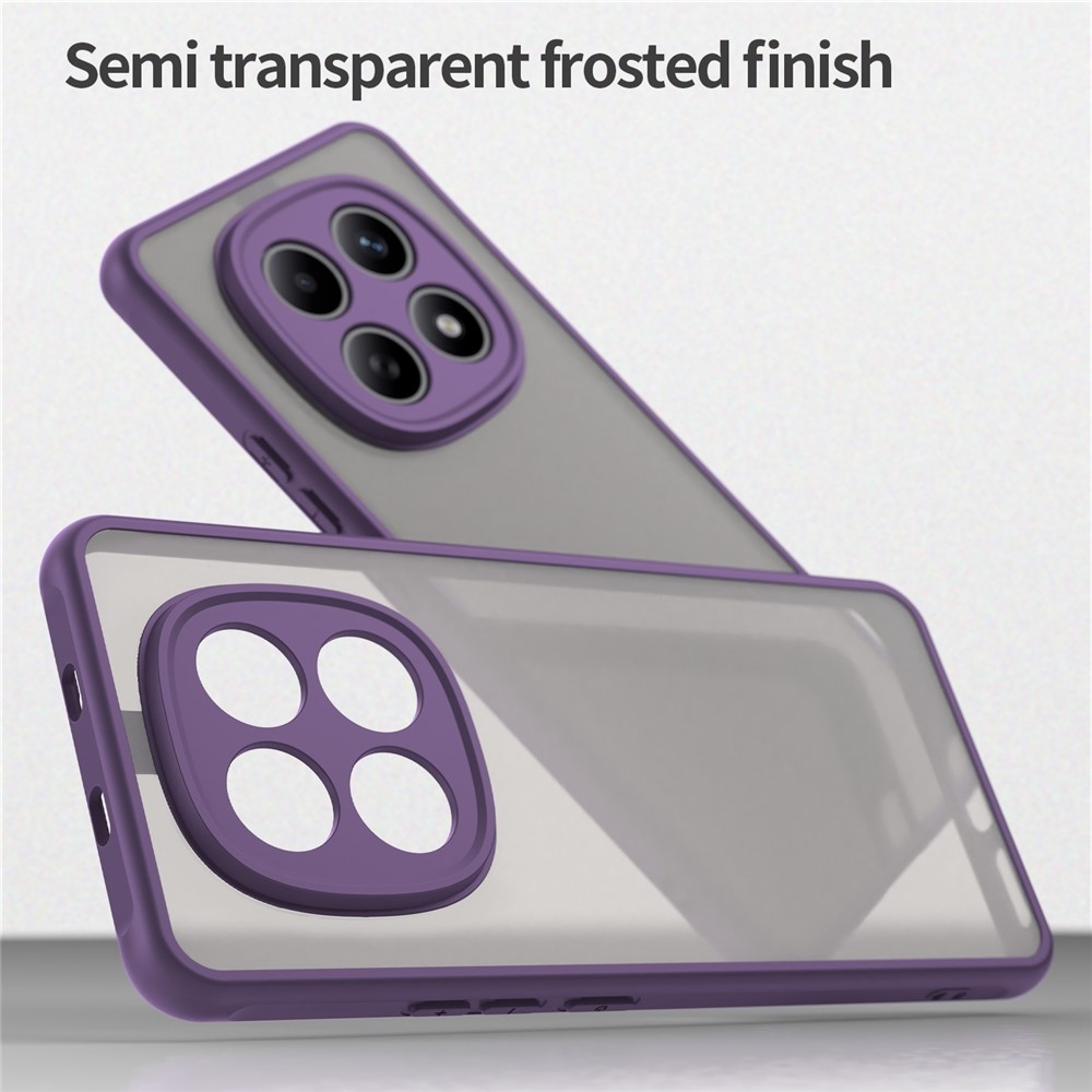 Proof gelový obal s pevnými zády na Xiaomi Poco M8 5G/Redmi Note 15 5G/Note 15 4G - fialový