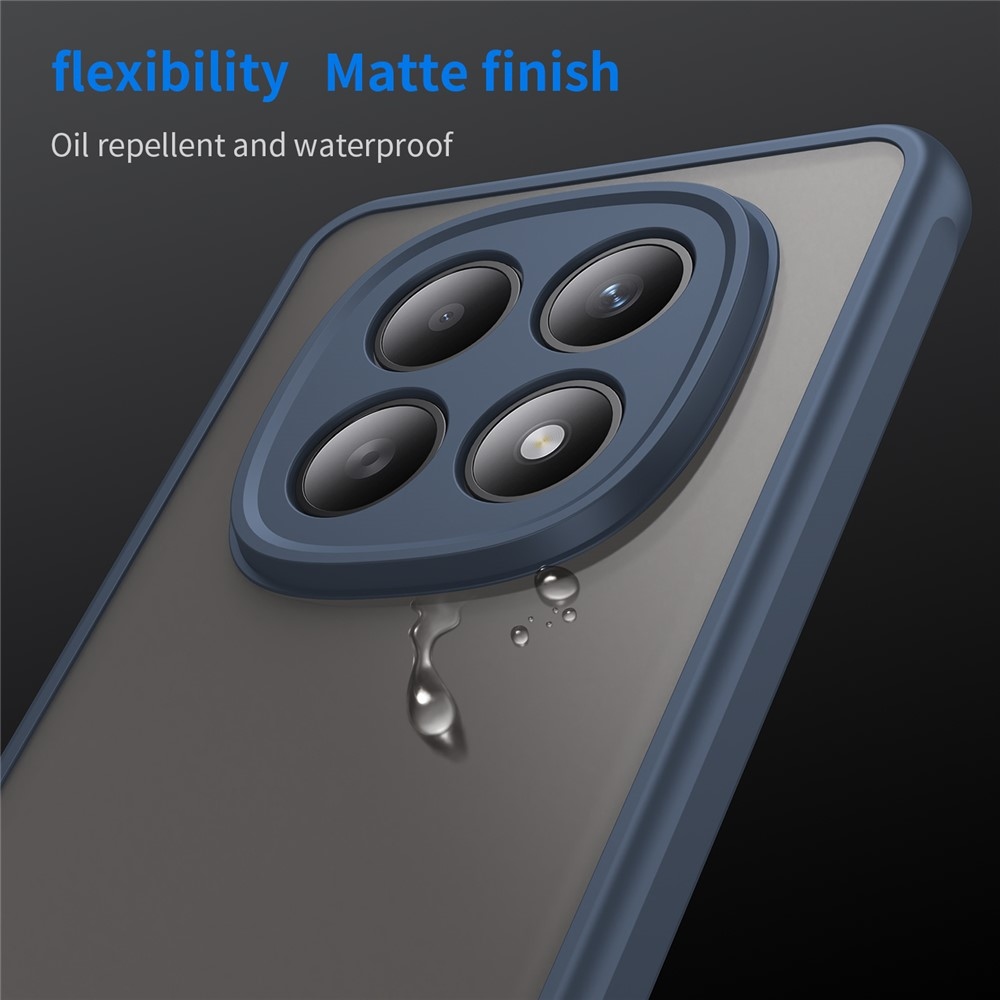 Proof gelový obal s pevnými zády na Xiaomi Poco M8 5G/Redmi Note 15 5G/Note 15 4G - modrý