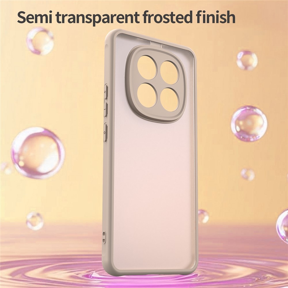 Proof gelový obal s pevnými zády na Xiaomi Poco M8 5G/Redmi Note 15 5G/Note 15 4G - oranžový