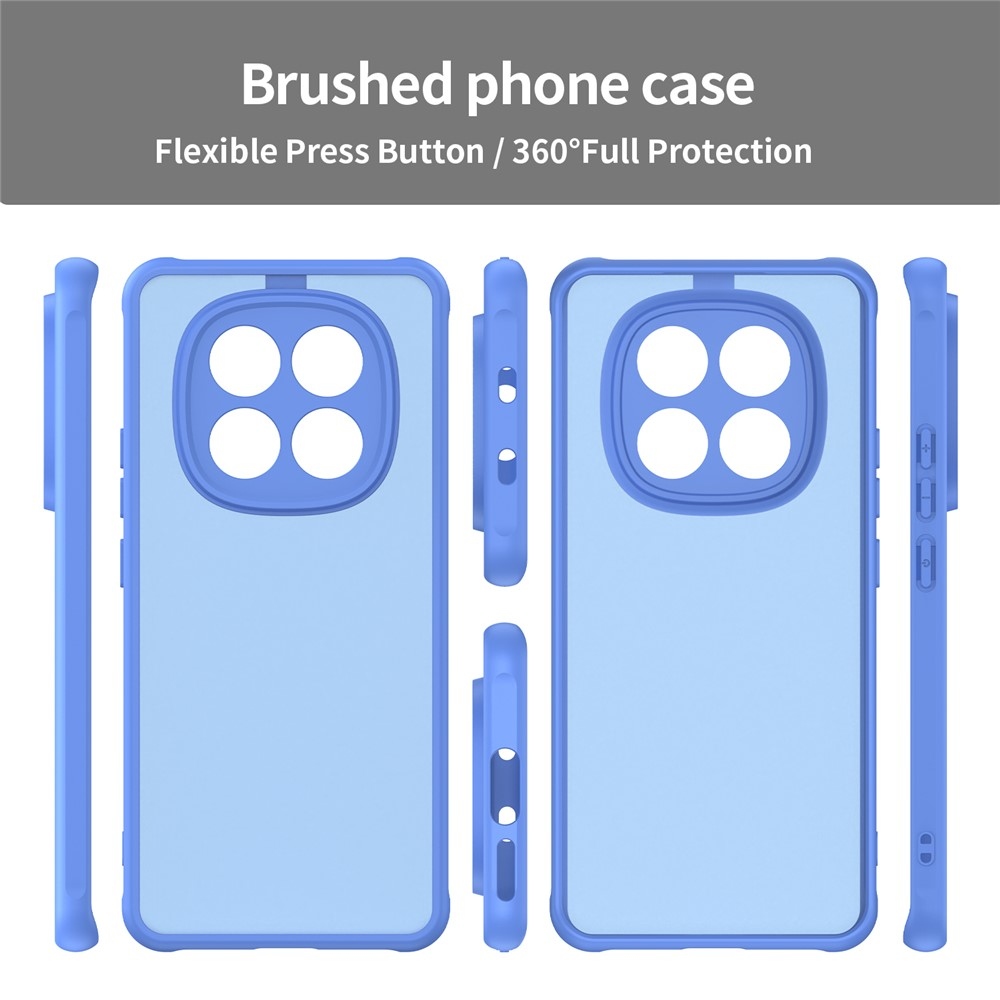 Proof gelový obal s pevnými zády na Xiaomi Poco M8 5G/Redmi Note 15 5G/Note 15 4G - světlemodrý