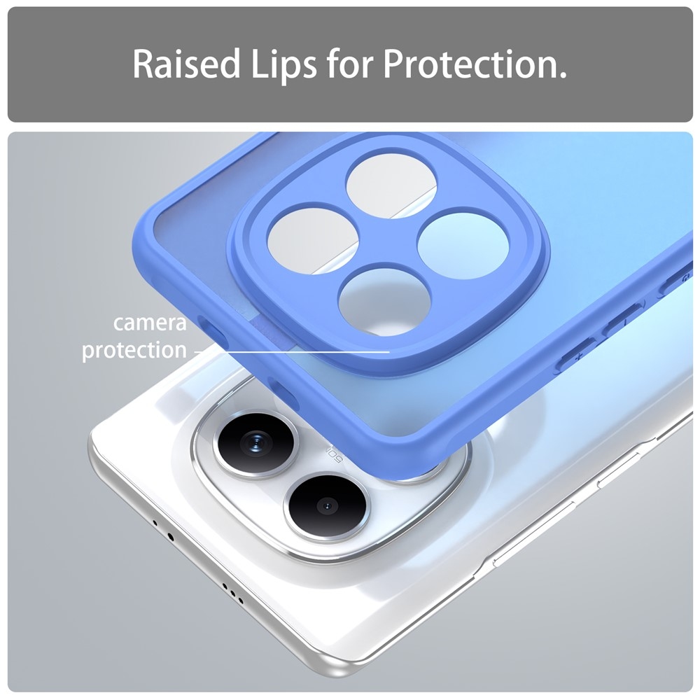 Proof gelový obal s pevnými zády na Xiaomi Poco M8 5G/Redmi Note 15 5G/Note 15 4G - světlemodrý