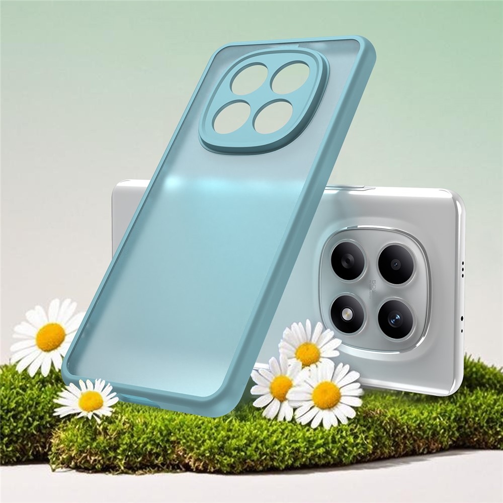 Proof gelový obal s pevnými zády na Xiaomi Poco M8 5G/Redmi Note 15 5G/Note 15 4G - světlezelený