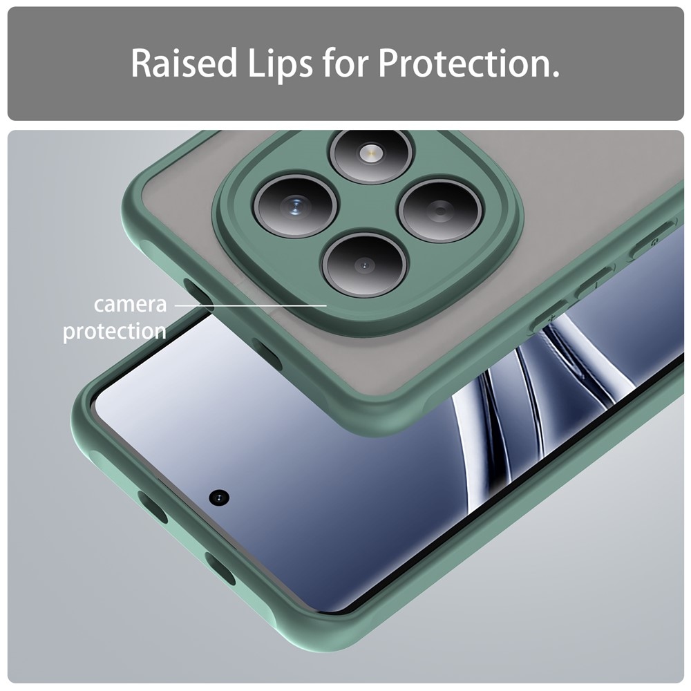 Proof gelový obal s pevnými zády na Xiaomi Poco M8 5G/Redmi Note 15 5G/Note 15 4G - zelený