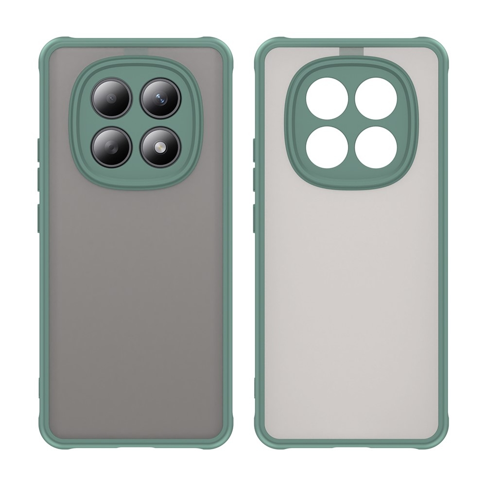 Proof gelový obal s pevnými zády na Xiaomi Poco M8 5G/Redmi Note 15 5G/Note 15 4G - zelený