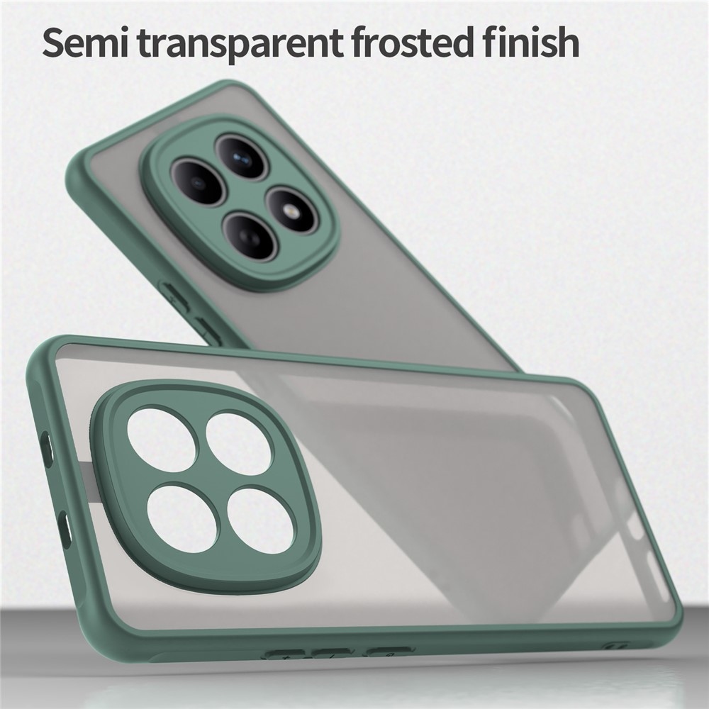 Proof gelový obal s pevnými zády na Xiaomi Poco M8 5G/Redmi Note 15 5G/Note 15 4G - zelený