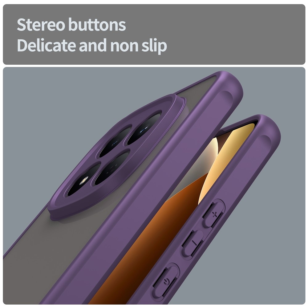 Proof gelový obal s pevnými zády na Xiaomi Redmi Note 15 Pro 4G - fialový