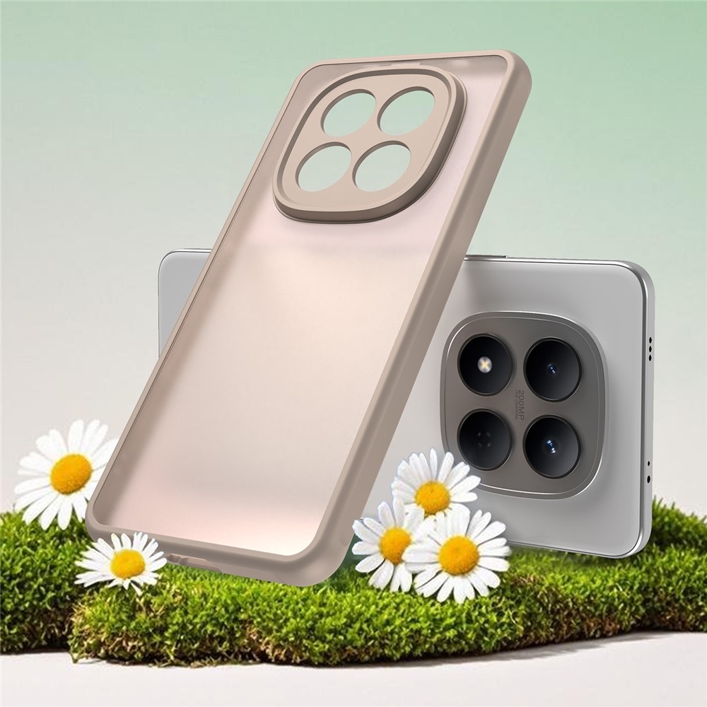 Proof gelový obal s pevnými zády na Xiaomi Redmi Note 15 Pro 4G - oranžový