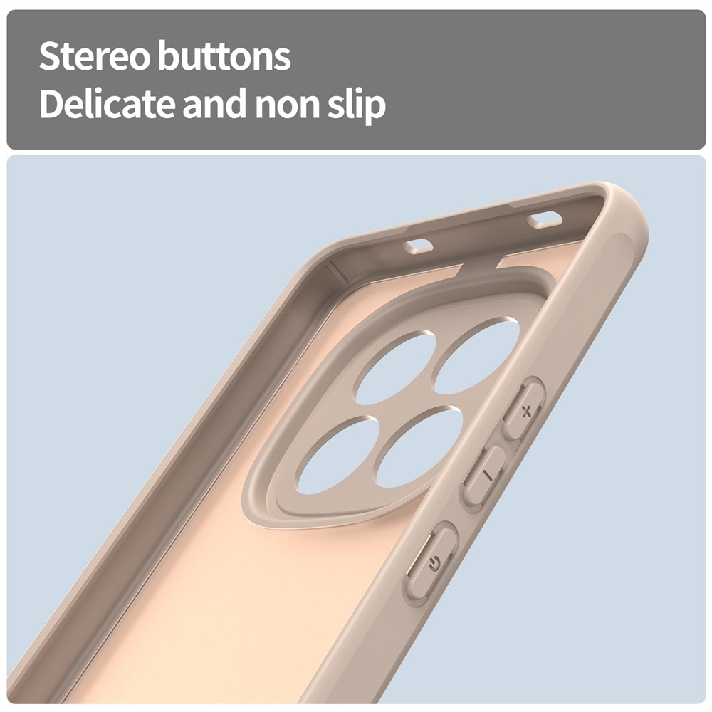 Proof gelový obal s pevnými zády na Xiaomi Redmi Note 15 Pro 4G - oranžový