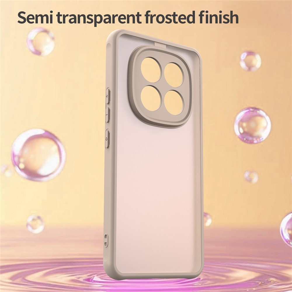 Proof gelový obal s pevnými zády na Xiaomi Redmi Note 15 Pro 4G - oranžový