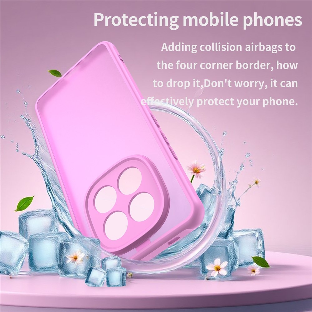 Proof gelový obal s pevnými zády na Xiaomi Redmi Note 15 Pro 4G - světlefialový