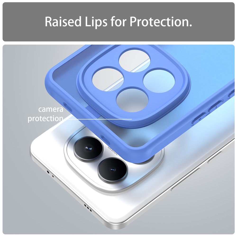 Proof gelový obal s pevnými zády na Xiaomi Redmi Note 15 Pro 4G - světlemodrý