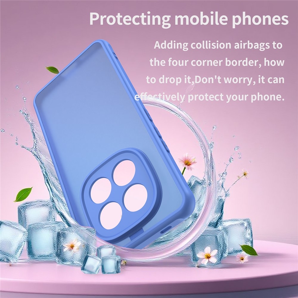 Proof gelový obal s pevnými zády na Xiaomi Redmi Note 15 Pro 4G - světlemodrý