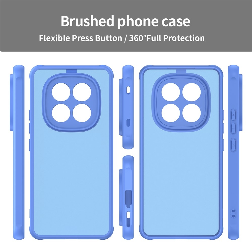 Proof gelový obal s pevnými zády na Xiaomi Redmi Note 15 Pro 4G - světlemodrý