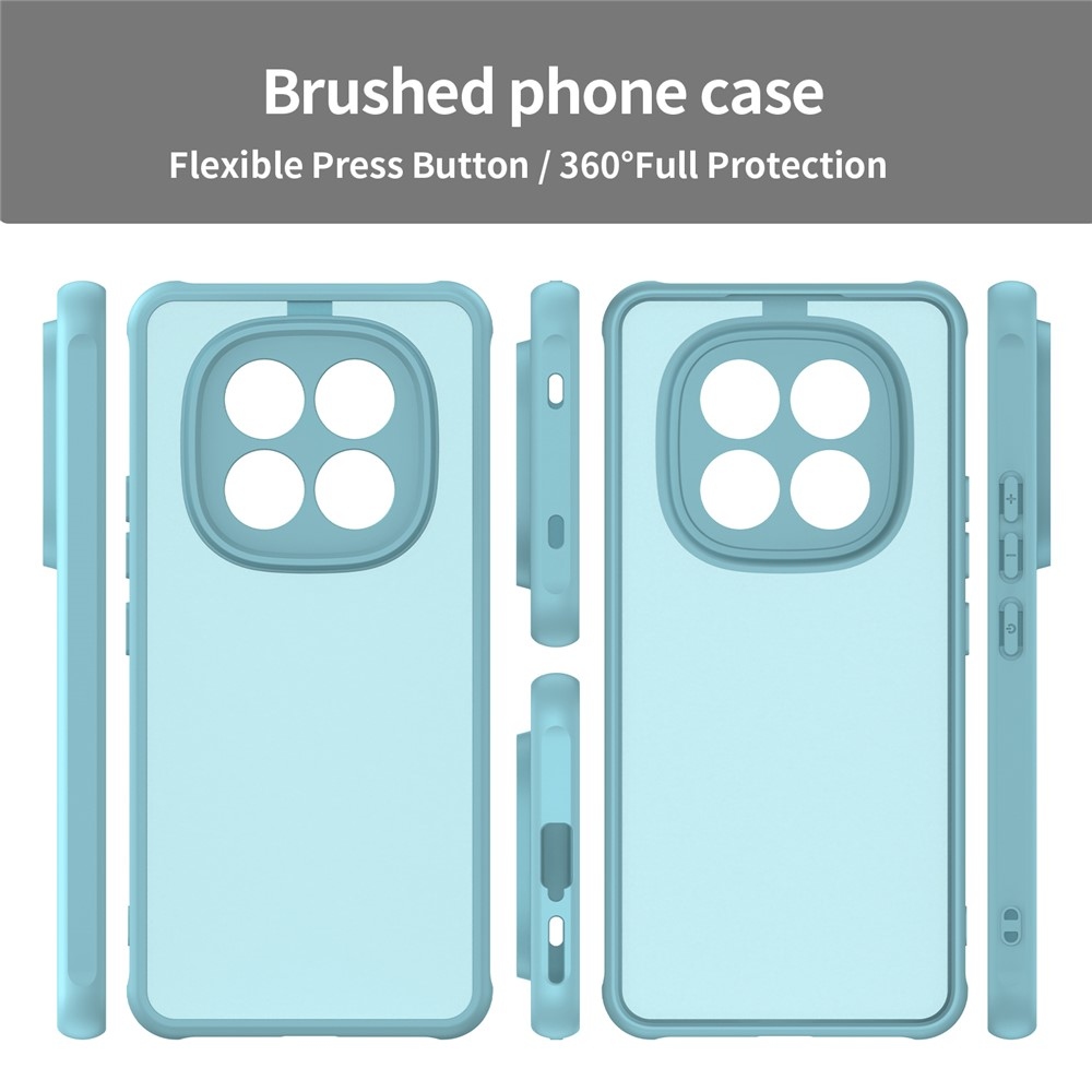 Proof gelový obal s pevnými zády na Xiaomi Redmi Note 15 Pro 4G - světlezelený