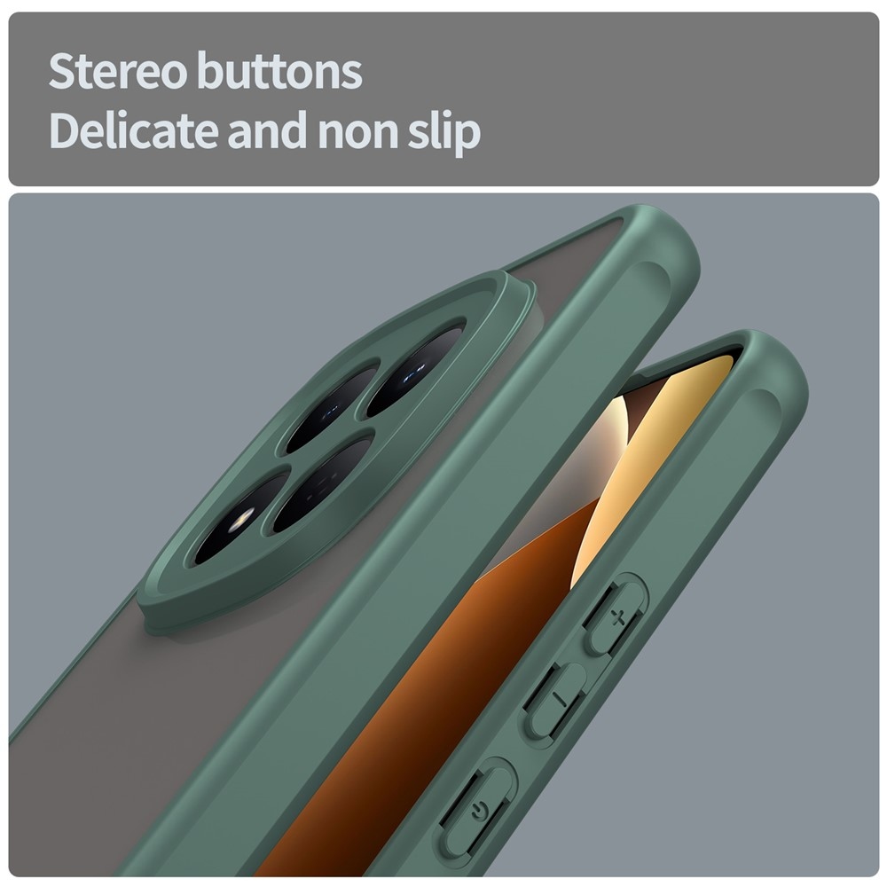 Proof gelový obal s pevnými zády na Xiaomi Redmi Note 15 Pro 4G - zelený