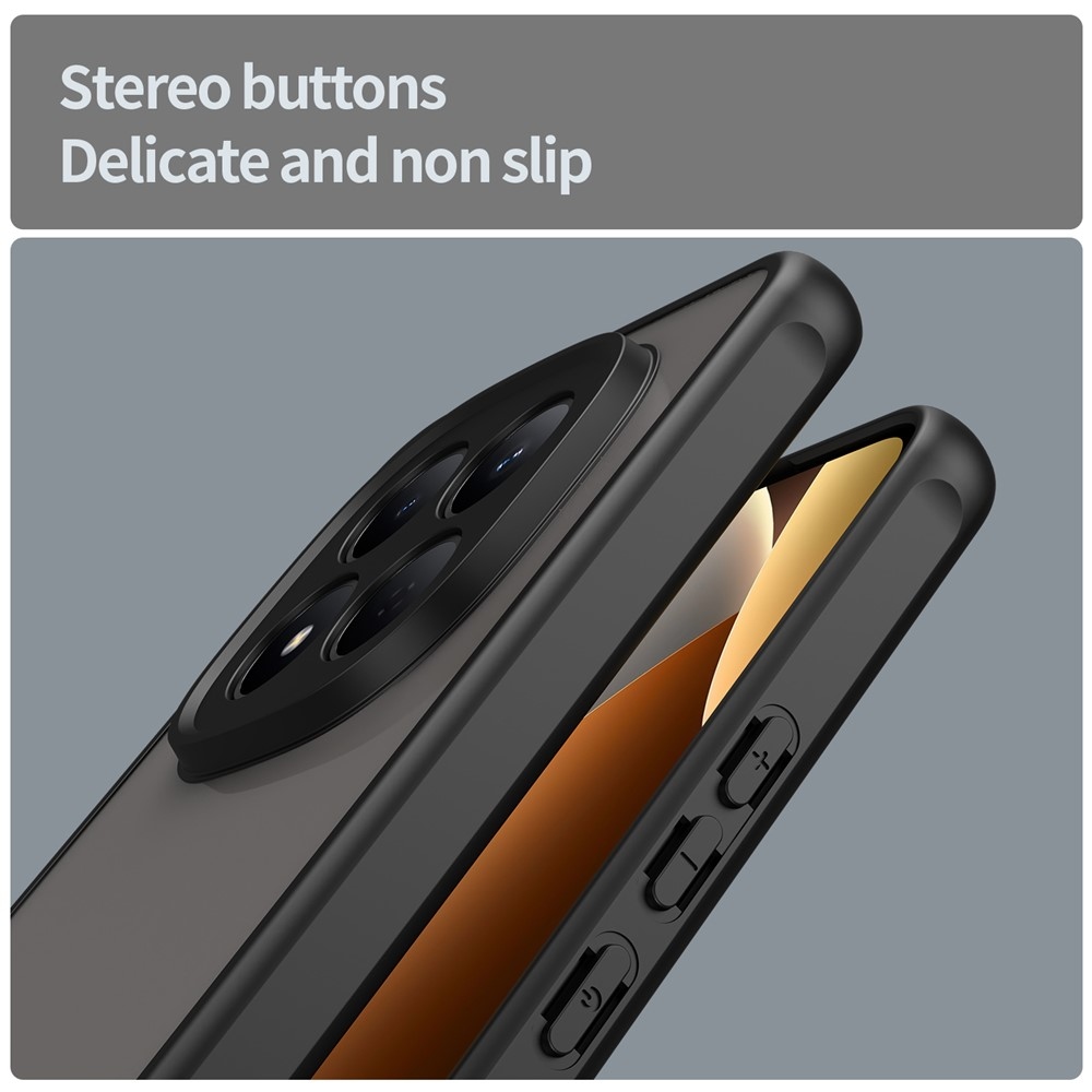 Proof gelový obal s pevnými zády na Xiaomi Redmi Note 15 Pro 5G - černý