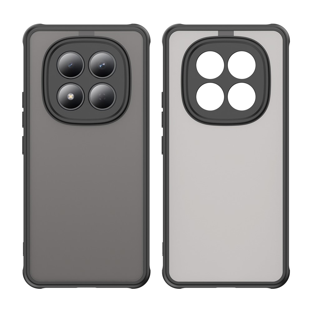 Proof gelový obal s pevnými zády na Xiaomi Redmi Note 15 Pro 5G - černý