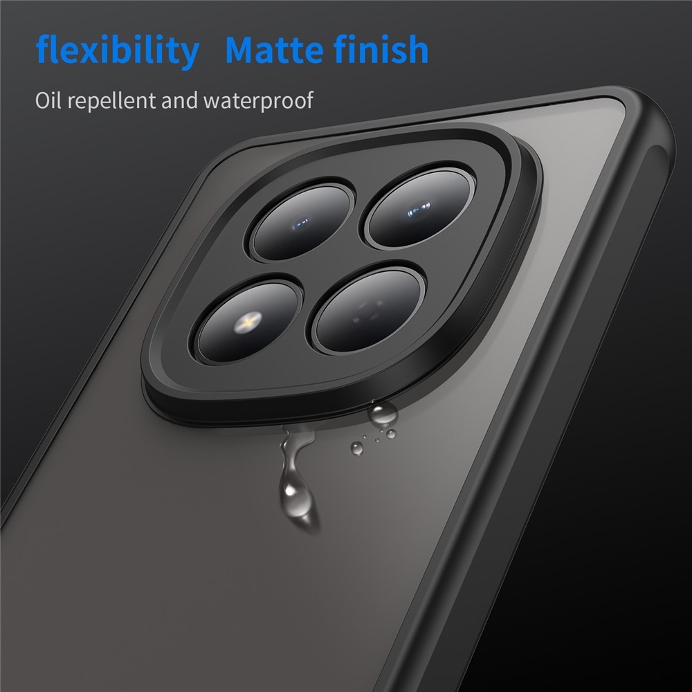 Proof gelový obal s pevnými zády na Xiaomi Redmi Note 15 Pro 5G - černý