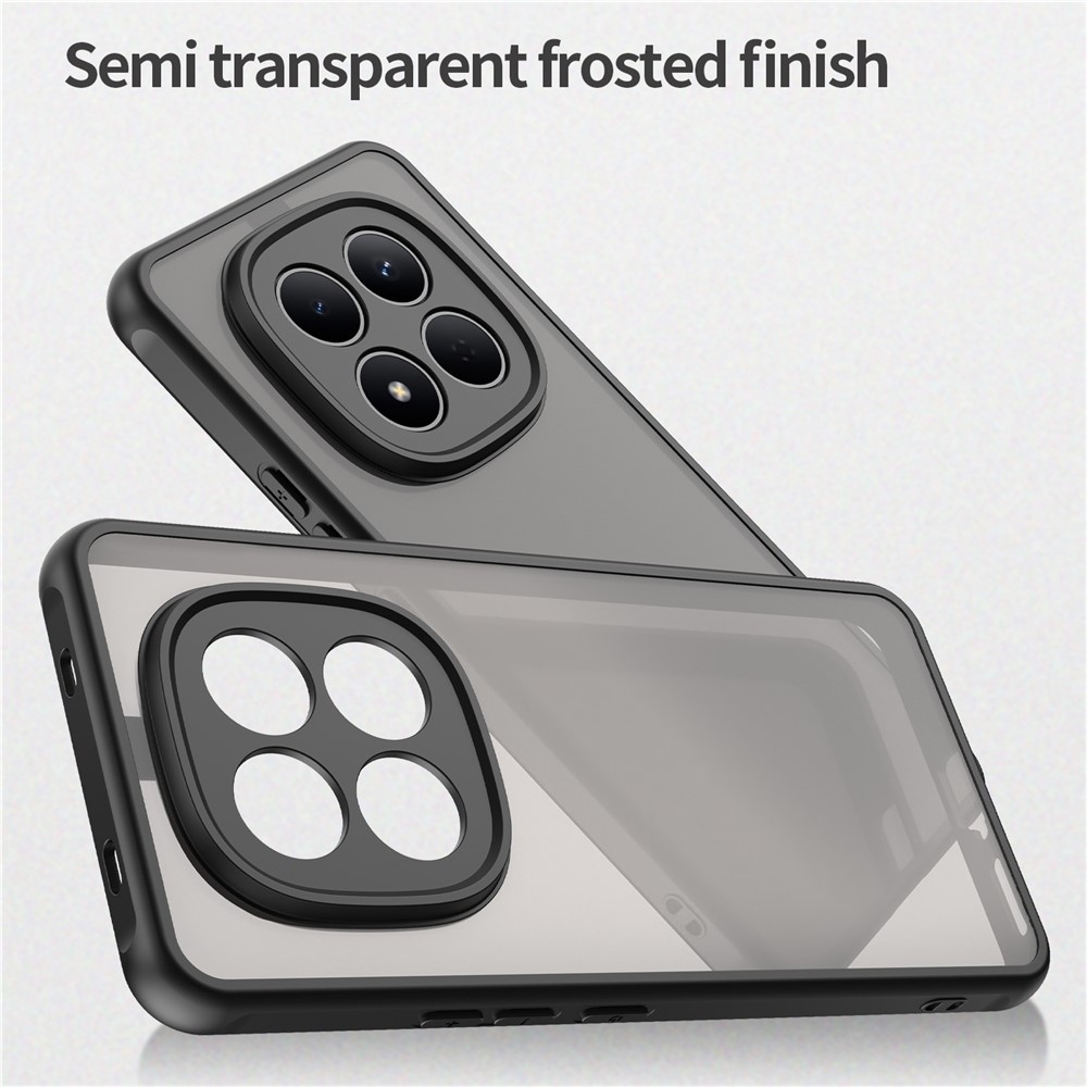 Proof gelový obal s pevnými zády na Xiaomi Redmi Note 15 Pro 5G - černý