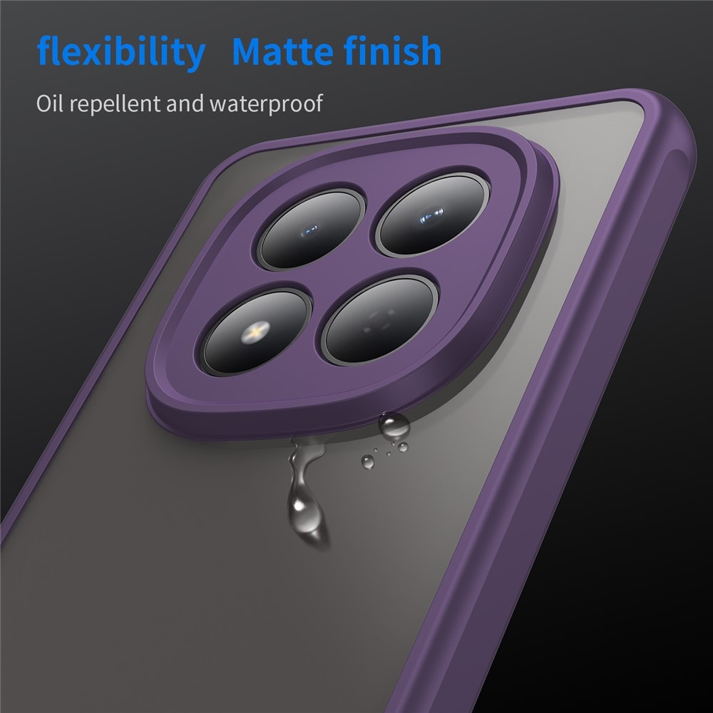 Proof gelový obal s pevnými zády na Xiaomi Redmi Note 15 Pro 5G - fialový