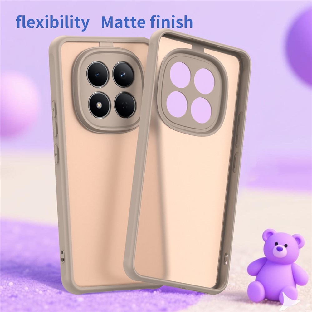 Proof gelový obal s pevnými zády na Xiaomi Redmi Note 15 Pro 5G - oranžový