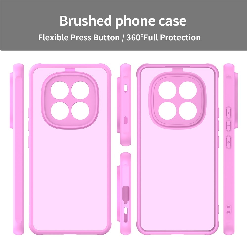 Proof gelový obal s pevnými zády na Xiaomi Redmi Note 15 Pro 5G - světlefialový