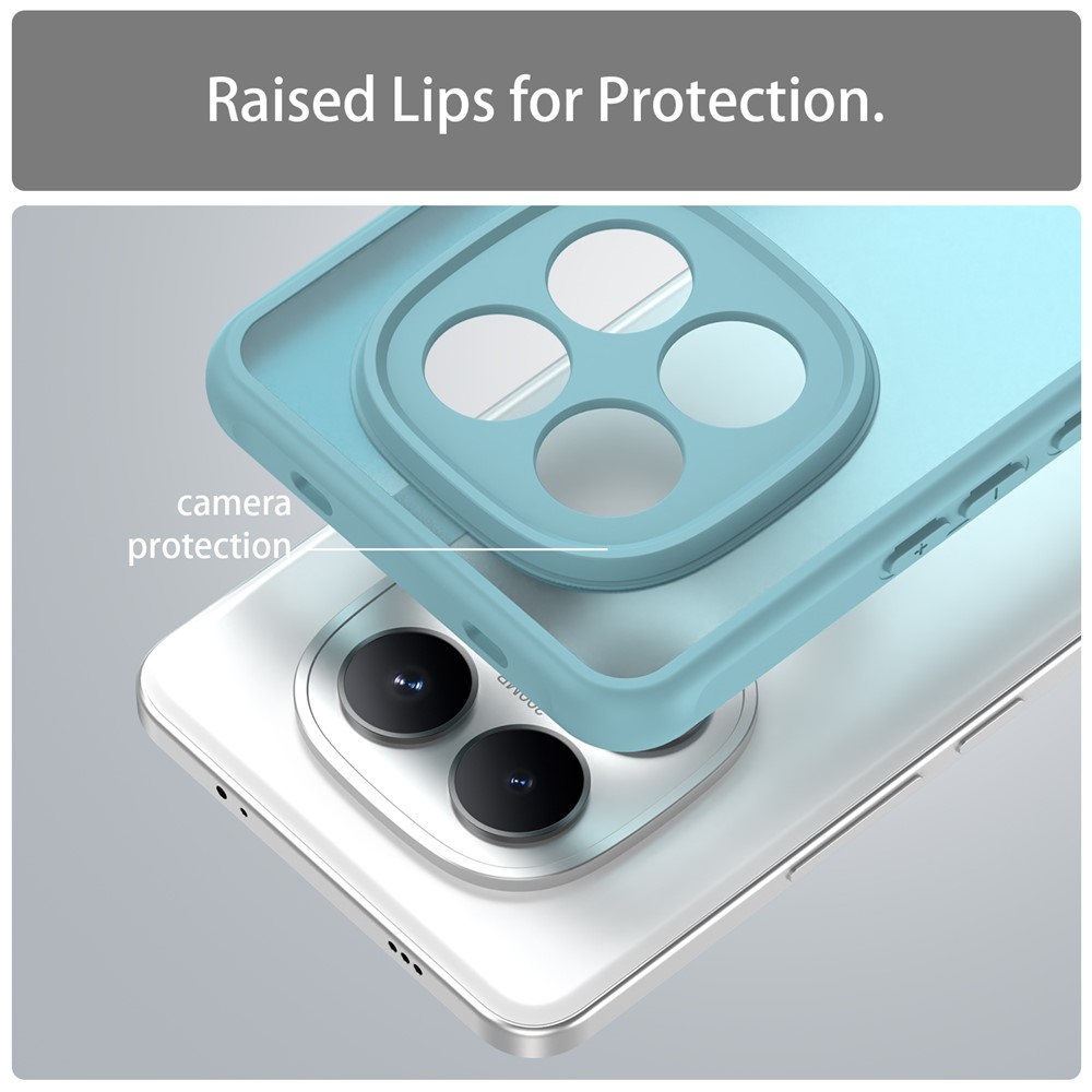 Proof gelový obal s pevnými zády na Xiaomi Redmi Note 15 Pro 5G - světlezelený