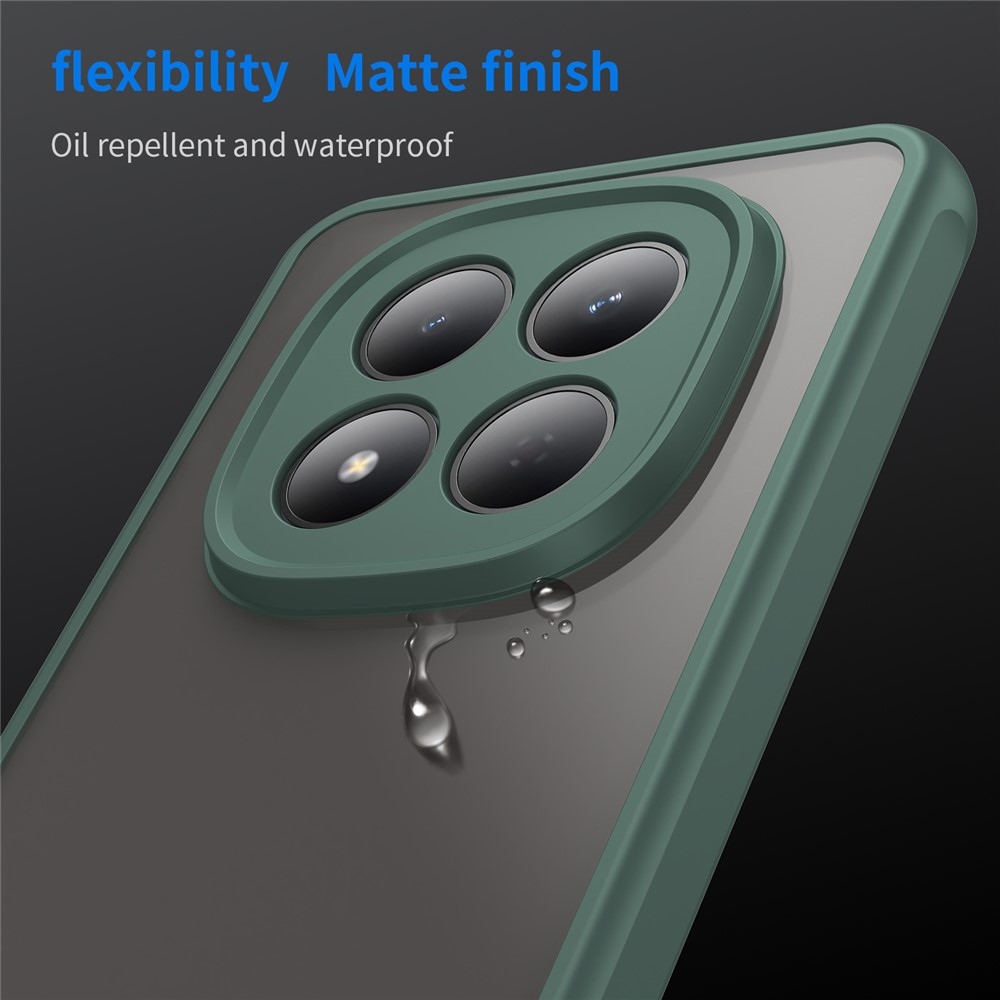 Proof gelový obal s pevnými zády na Xiaomi Redmi Note 15 Pro 5G - zelený