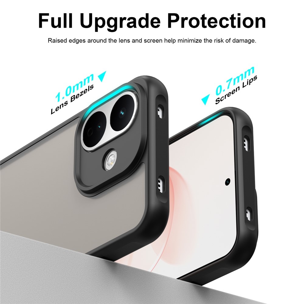 Proof gelový obal s pevnými zády na Xiaomi Redmi Note 17 Pro 5G - černý