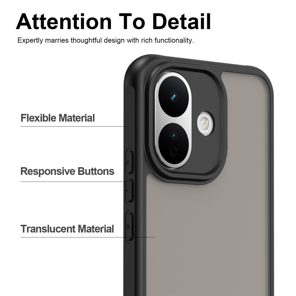 Proof gelový obal s pevnými zády na Xiaomi Redmi Note 17 Pro 5G - černý