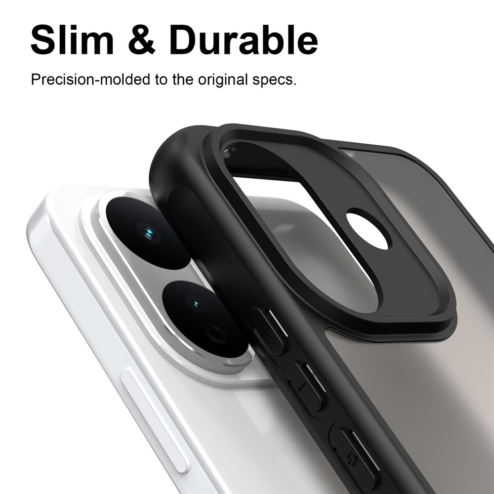 Proof gelový obal s pevnými zády na Xiaomi Redmi Note 17 Pro 5G - černý