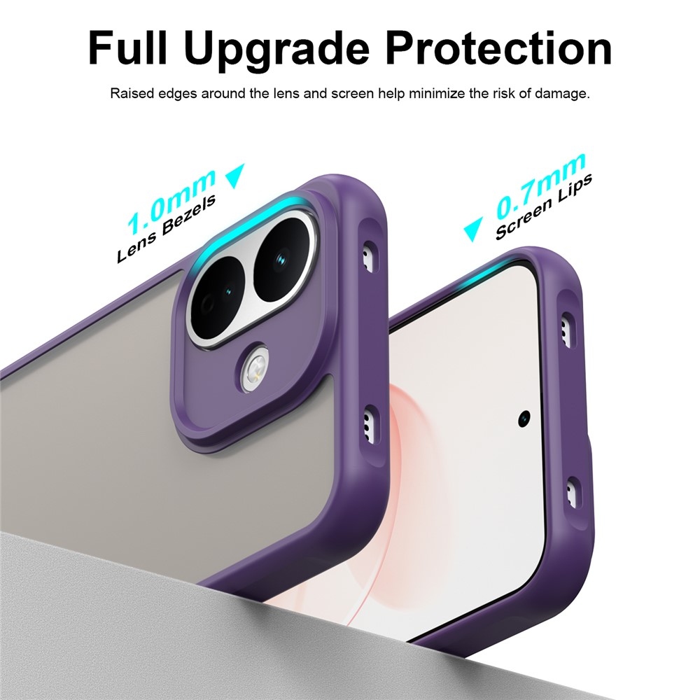 Proof gelový obal s pevnými zády na Xiaomi Redmi Note 17 Pro 5G - fialový