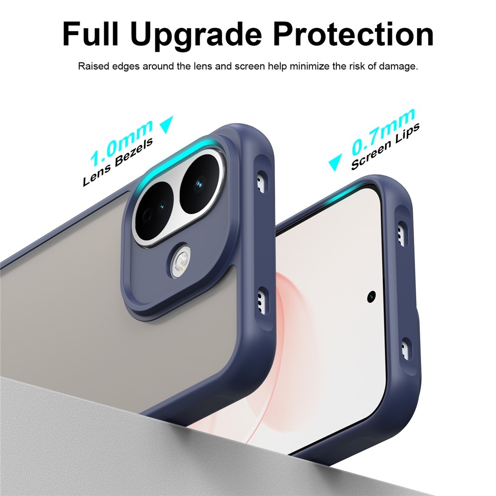 Proof gelový obal s pevnými zády na Xiaomi Redmi Note 17 Pro 5G - modrý