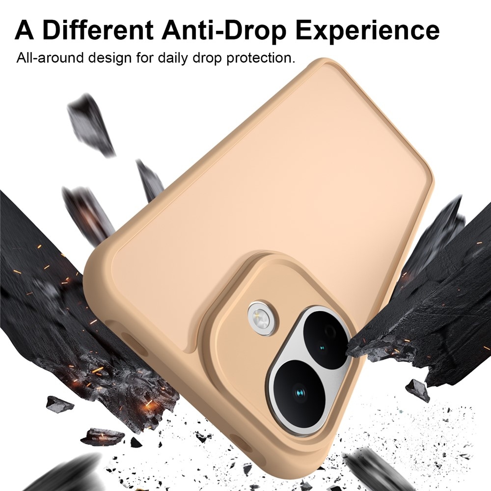 Proof gelový obal s pevnými zády na Xiaomi Redmi Note 17 Pro 5G - oranžový