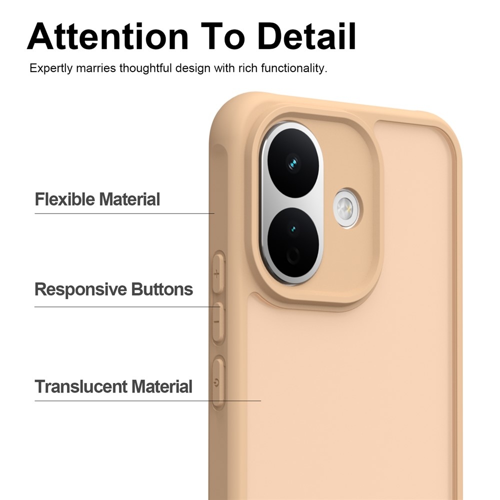 Proof gelový obal s pevnými zády na Xiaomi Redmi Note 17 Pro 5G - oranžový