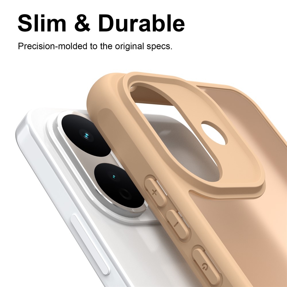 Proof gelový obal s pevnými zády na Xiaomi Redmi Note 17 Pro 5G - oranžový
