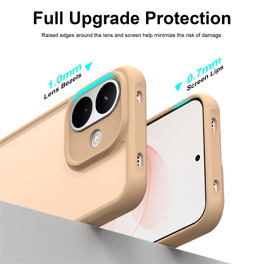 Proof gelový obal s pevnými zády na Xiaomi Redmi Note 17 Pro 5G - oranžový