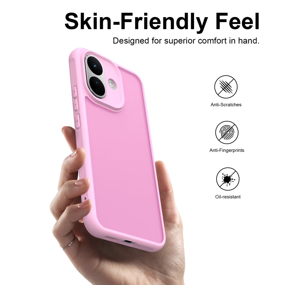 Proof gelový obal s pevnými zády na Xiaomi Redmi Note 17 Pro 5G - růžový