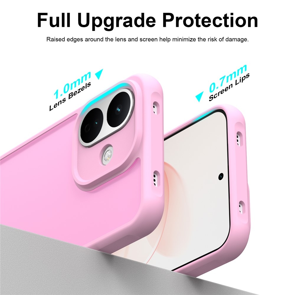 Proof gelový obal s pevnými zády na Xiaomi Redmi Note 17 Pro 5G - růžový