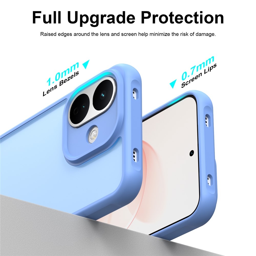 Proof gelový obal s pevnými zády na Xiaomi Redmi Note 17 Pro 5G - světlemodrý
